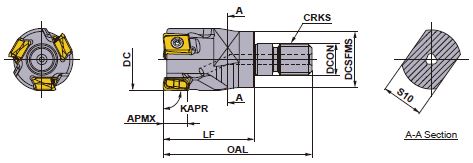 VPX300 screw in skiss