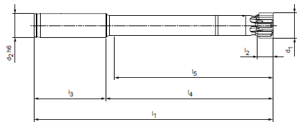FixReam FXR700 lång flerskärsbrotsch - belagd hm skiss